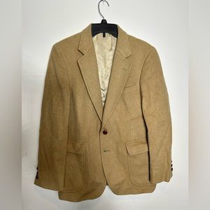 Vintage Men’s English Manor Camel Sports Coat 38S